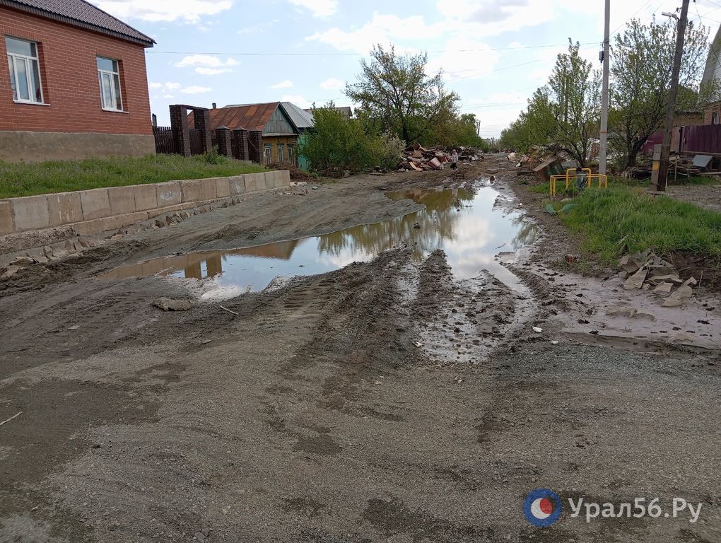Дороги в частном секторе Советского района Орска, 03.05.2024
