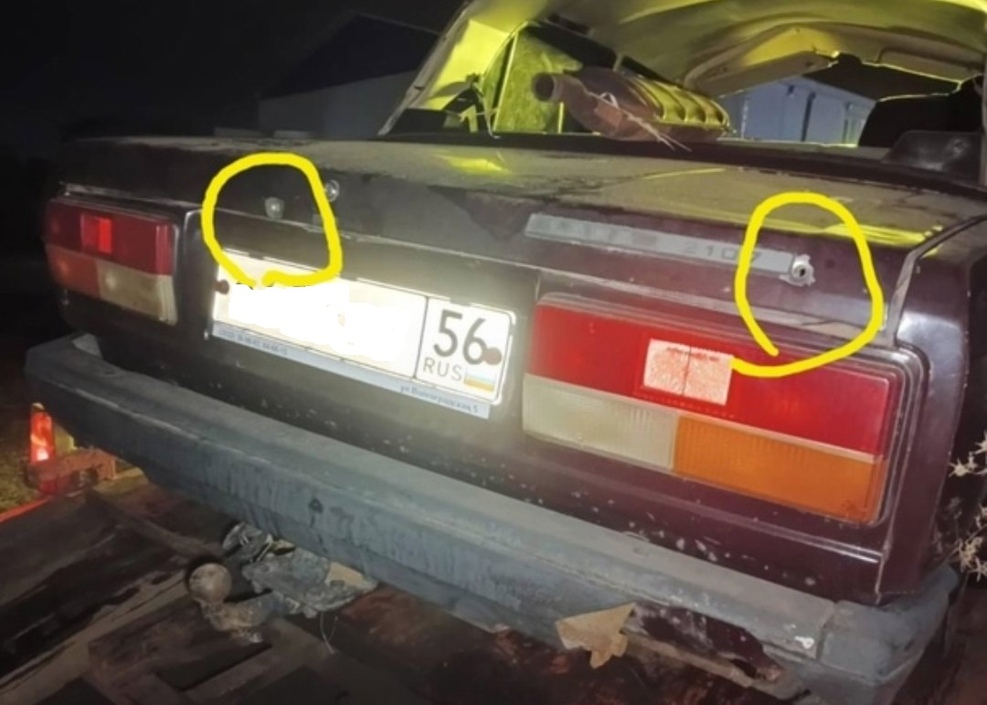 Автомобиль, по которому стреляли сотрудники ДПС