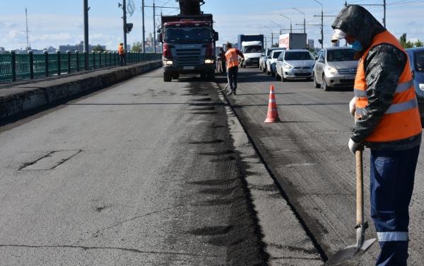 Ремонт на путепроводе в Оренбурге