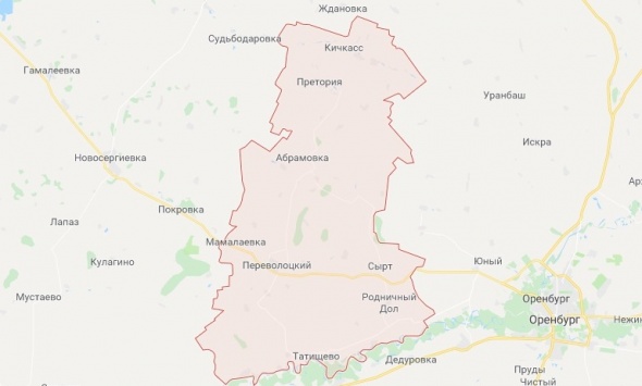 Александровка оренбургская область карта