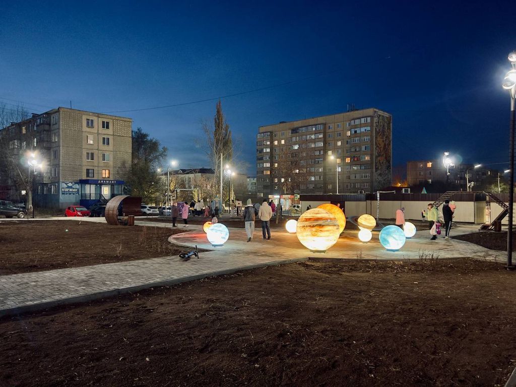 «Космодром детства» появился в Ясном, фото – тг-канал Дениса Паслера