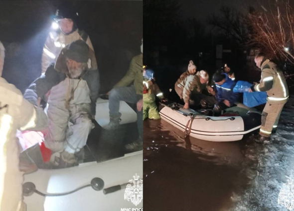 В СНТ «Росинка» и «Уралочка» Оренбургского района ночью проводилась эвакуация местных жителей