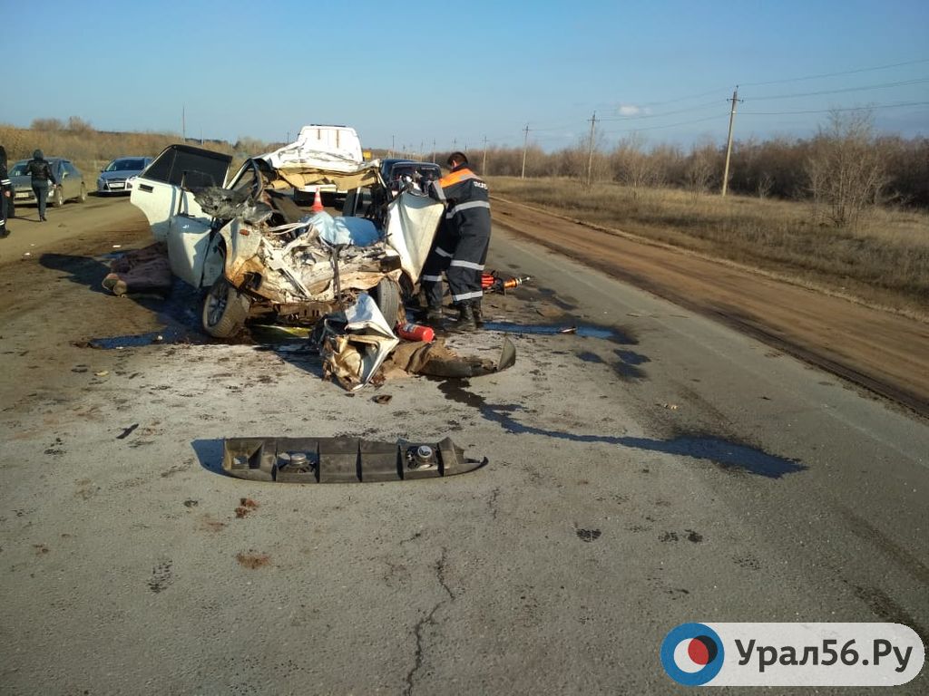 ДТП на трассе Оренбург — Орск, 06.04.2019, фото: УМВД