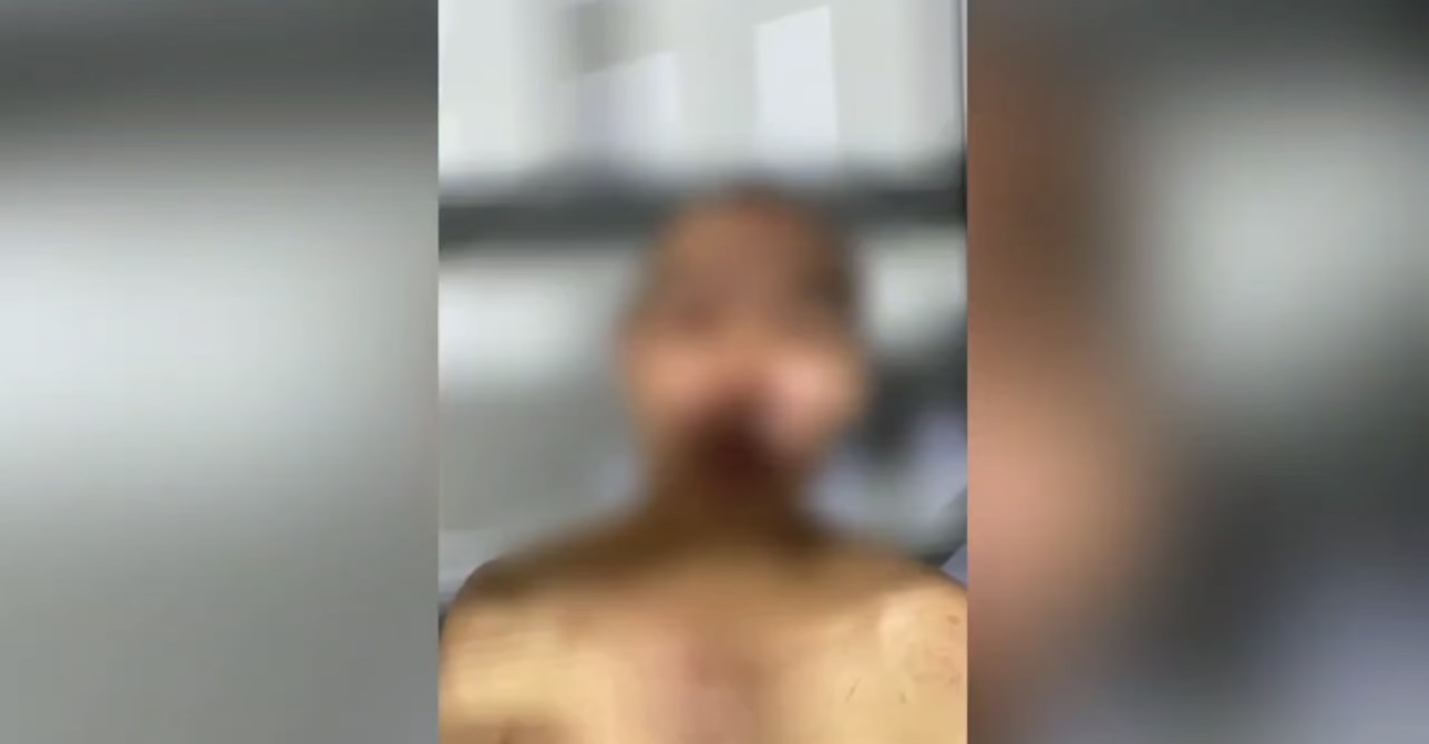 Извинения на камеру. Стоп-кадр из видео УМВД по Оренбургской области 