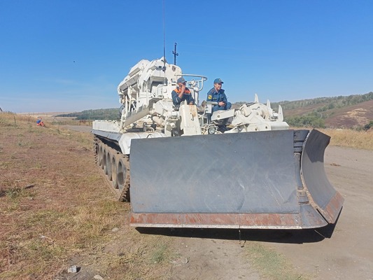 Фото с места происшествия. Источник: МЧС России по Оренбургской области