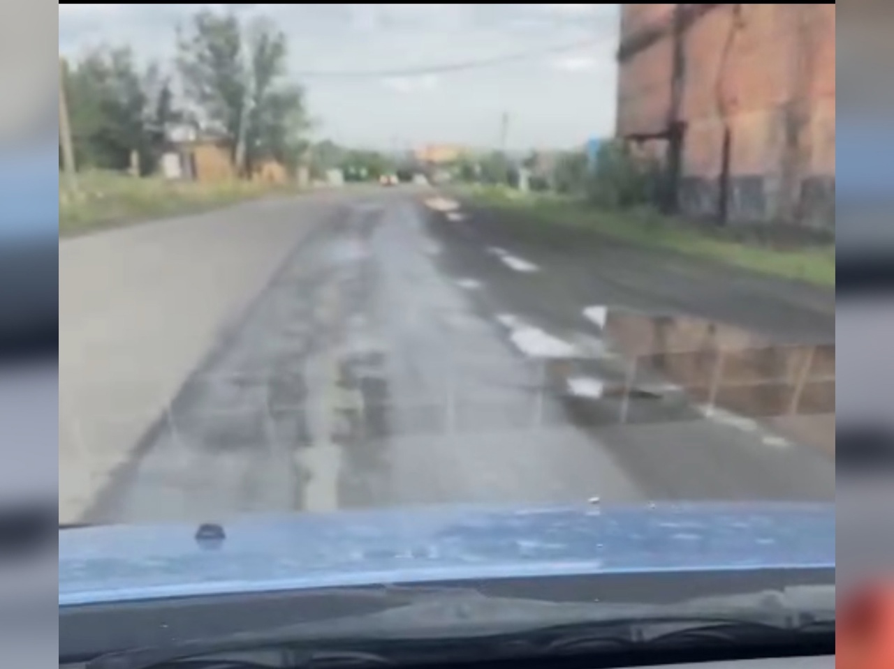Стоп кадр из видео, снятого очевидцем