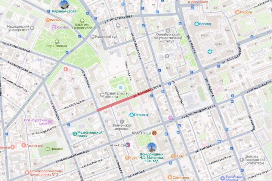 Участок на Яндекс-карте