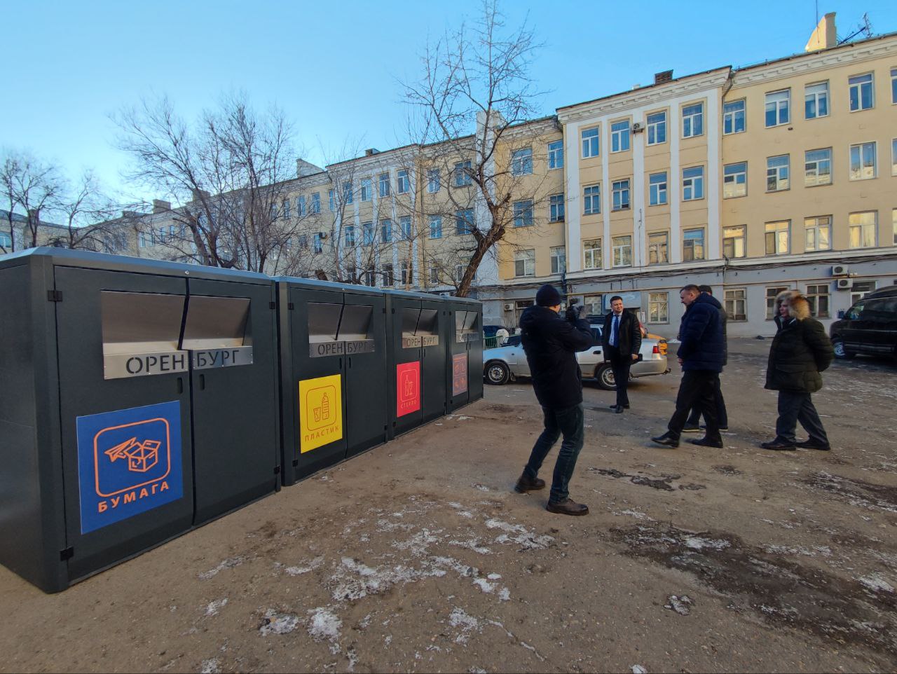 Новые контейнерные площадки. Фото: Минприроды Оренбургской области