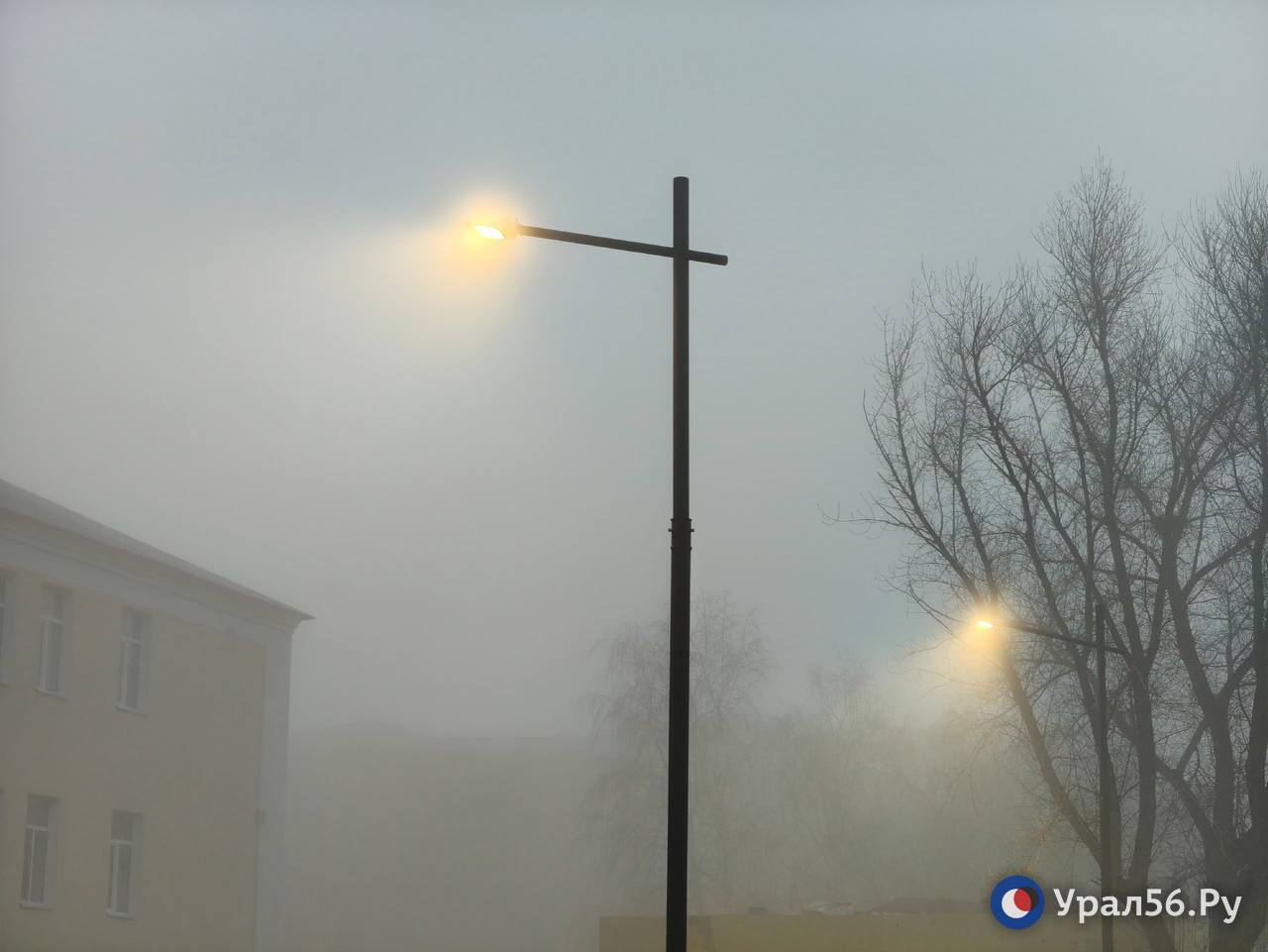 Туман в Оренбургской области. Фото из архива