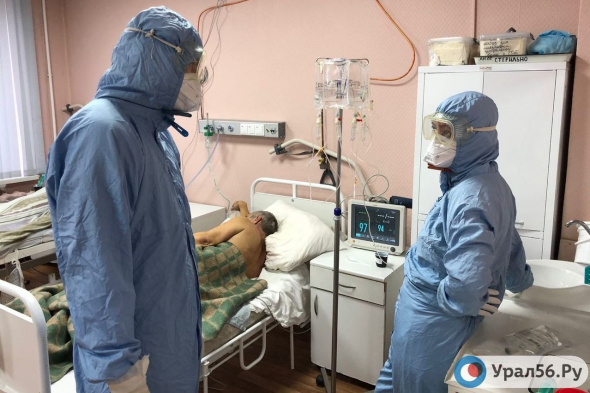 В Оренбургской области почти половина из госпитализированных с коронавирусом находится на кислородной поддержке