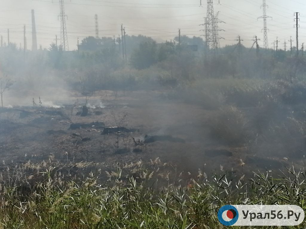 Пожар в районе улицы Союзная