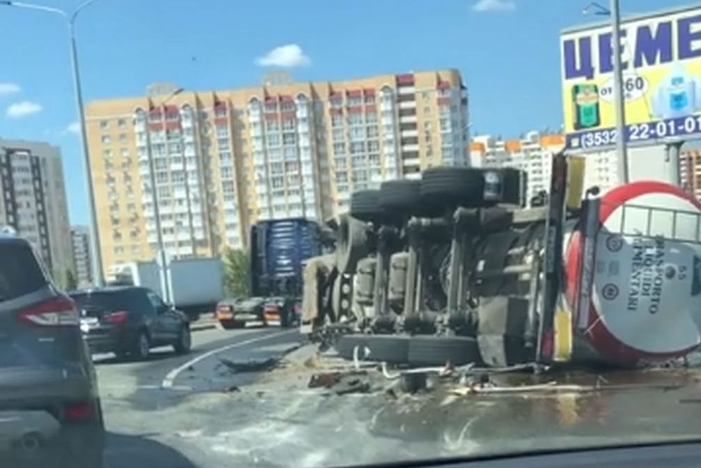 На месте ДТП