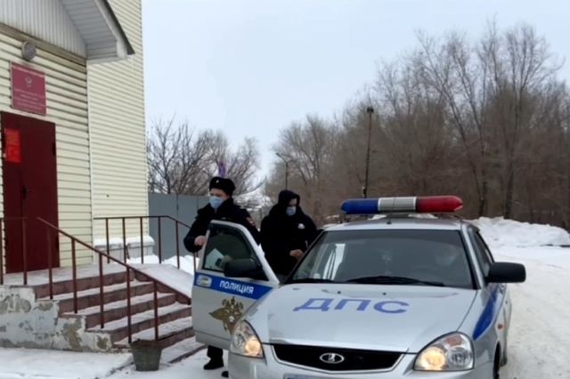 Скриншот с видео УМВД России по Оренбургской области