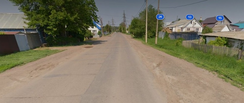 Улица микрорайона Оренбурга на картах Яндекс, 2023 год