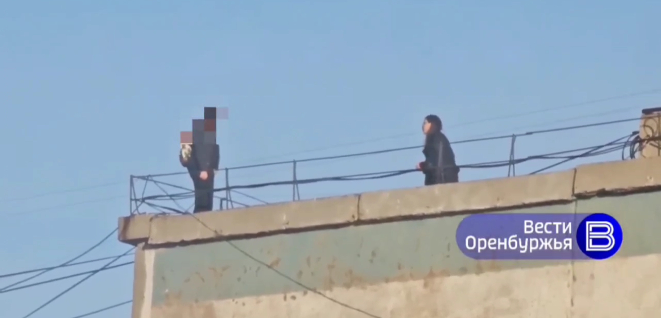 На месте происшествия. Стоп-кадр из видео «Вести Оренбуржья»
