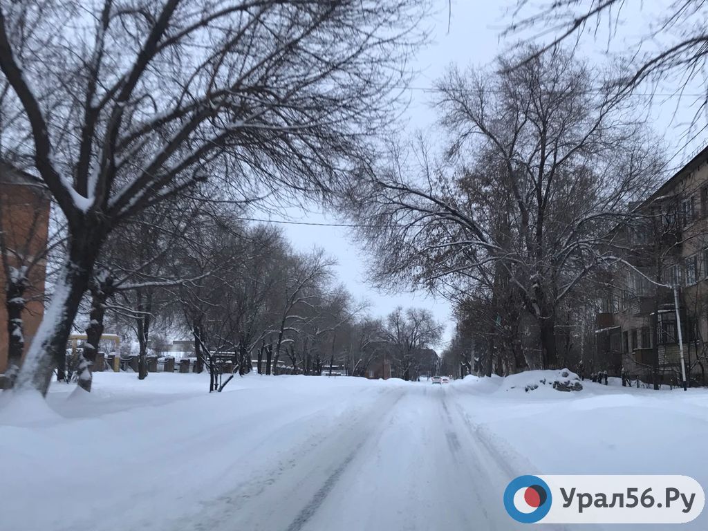 Дорога в Орске, улица Кутузова, 12.02.2021