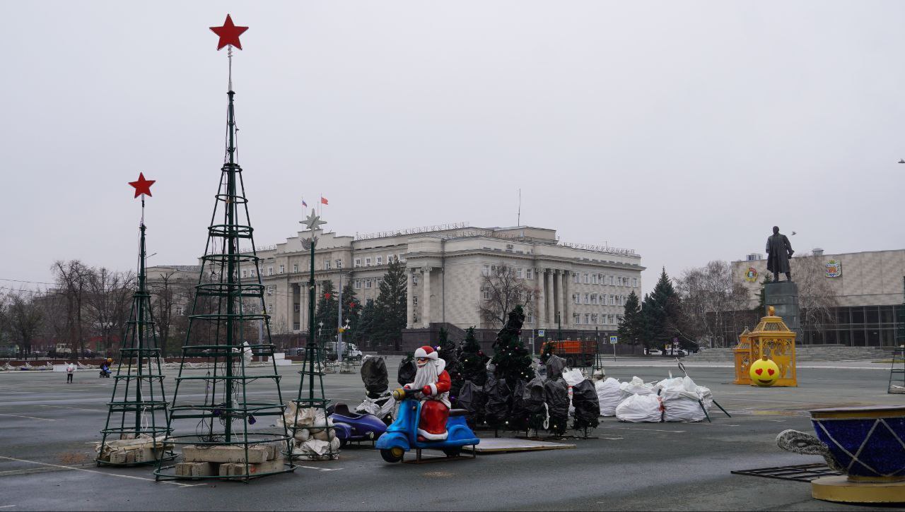 Работы на пл. им. Ленина. Источник: Администрация Оренбурга