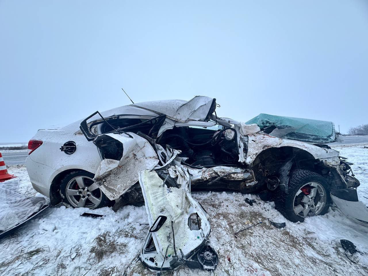 На месте ДТП. Источник: УМВД России по Оренбургской области