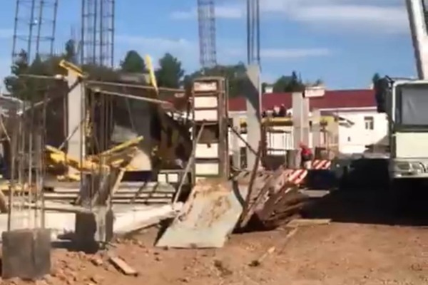 На месте ЧП в Саракташе. Стоп-кадр из видео