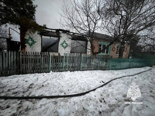 На месте пожара. Источник: МЧС России по Оренбургской области