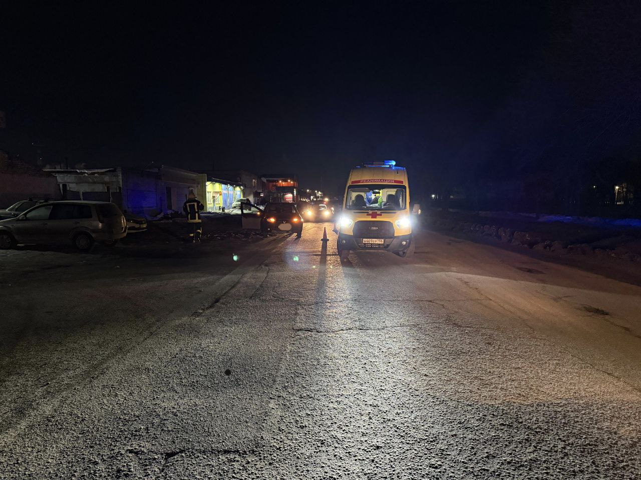 На месте аварии. Фото УМВД по Оренбургской области