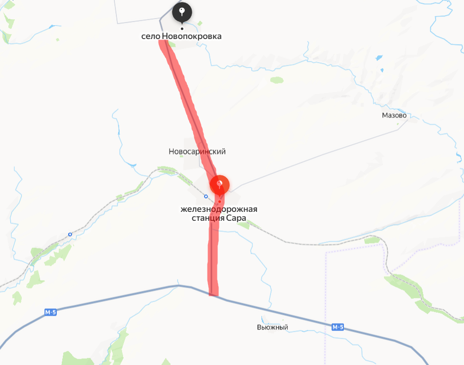 Обновление дороги ст. Сара-Самарское, фото: Яндекс.Карты
