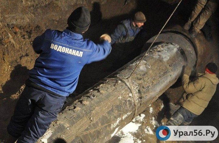 Работы на водопроводе, фото из архива