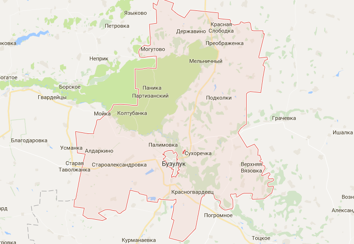 Бузулук карта спутник с человеком