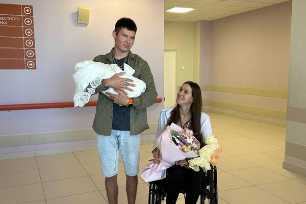Юлия Молчанова с супругом. Источник фото: Министерство спорта Оренбургской области