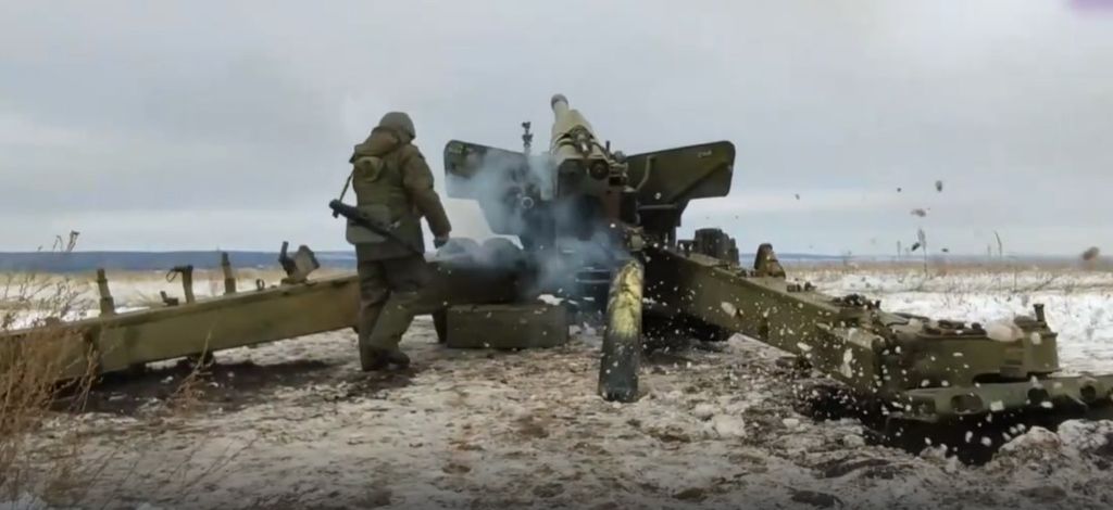 Подготовка мобилизованных в Оренбургской области. Скриншот видео