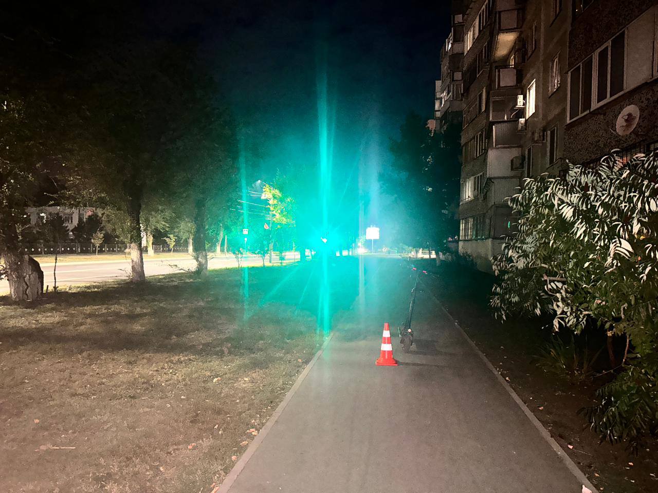 Место ДТП. Фото УМВД по Оренбургской области 