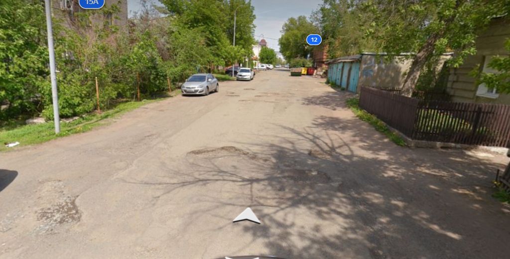 Переулок Каширина в Оренбурге. Фото: Яндекс.Карты