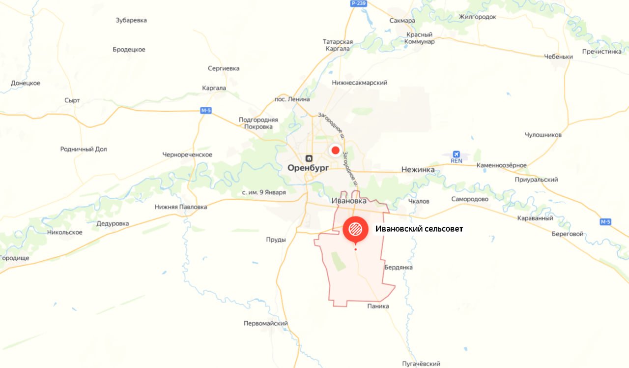 Ивановский сельсовет на Яндекс-картах