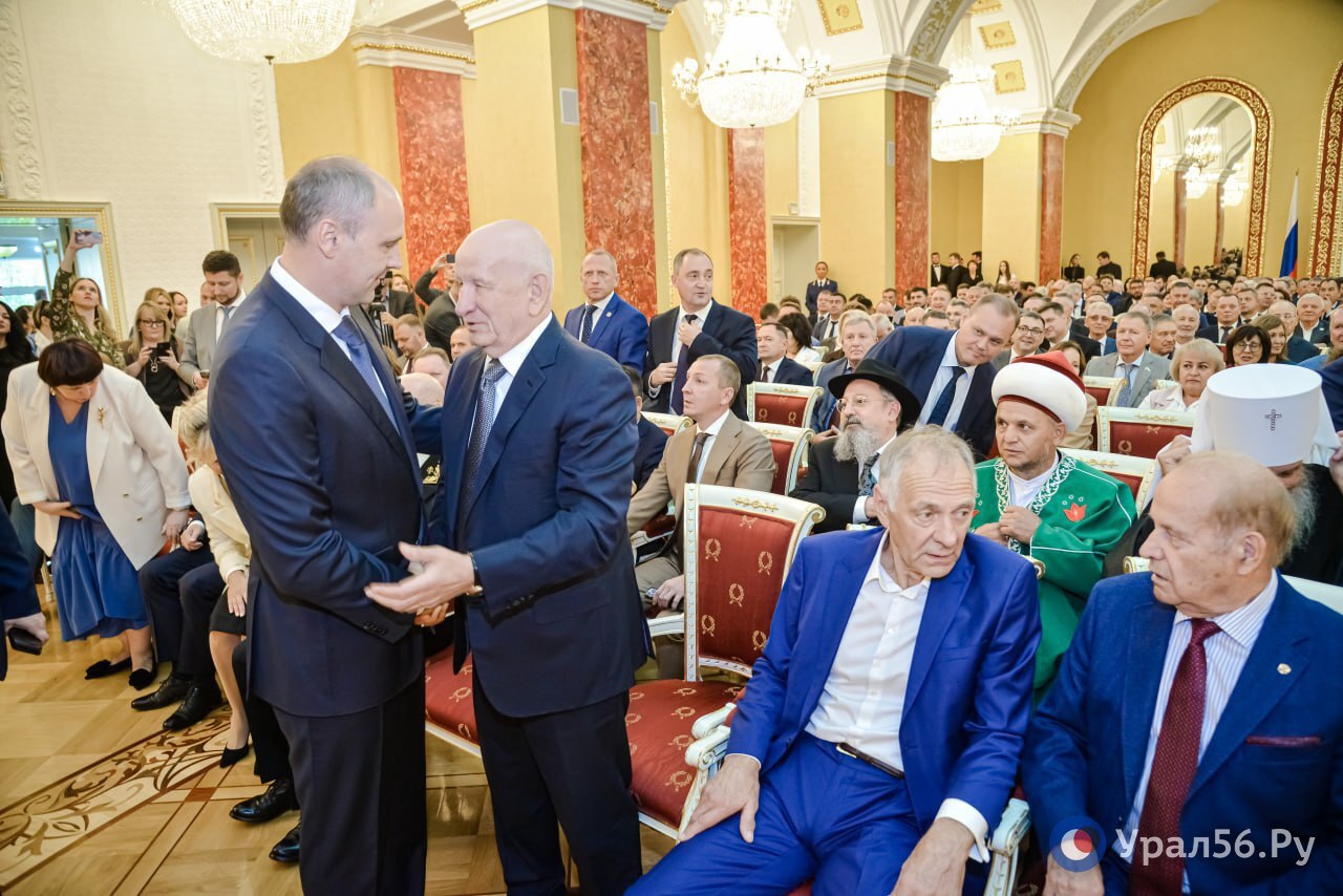 Экс-губернаторы на инаугурации Евгения Солнцева 17 сентября 2025 года