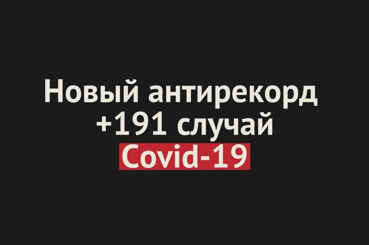 В Оренбургской области новый антирекорд — за сутки +191 заболевших Covid-19