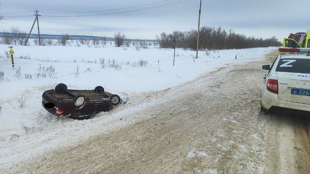 На месте ДТП. Фото: Госавтоинспекция