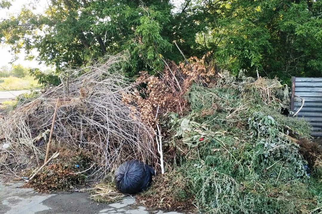Свалка на улице Крайней, 17.08.2020