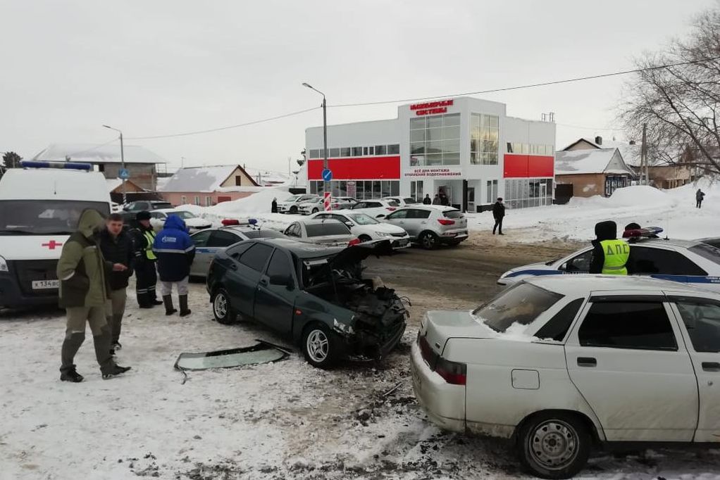 На месте ДТП
