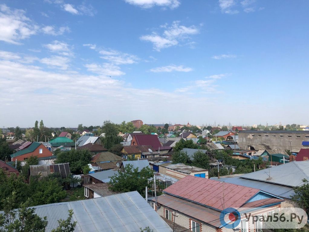 Вид на Бузулук с вокзала