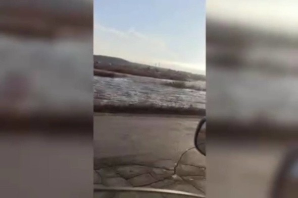 Паводок в Орске: река Елшанка вышла из берегов (видео)