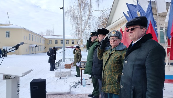 Отправка добровольцев. Источник: пресс-служба Первого отдела ОКВ