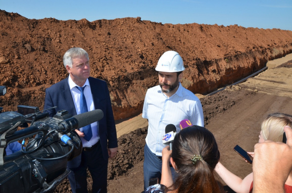 «Росводоканал Оренбург» строит канализационный коллектор для жителей Пригородного и Нежинки