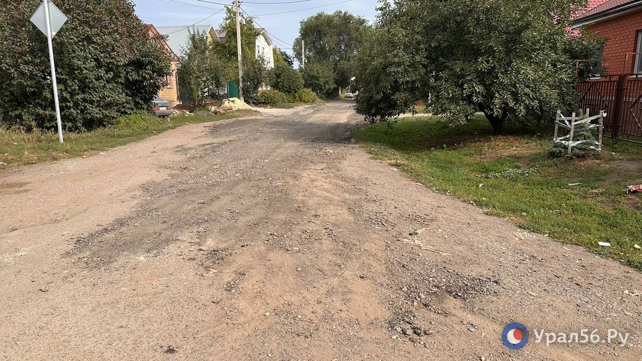 Дороги на улице Астраханской в Оренбурге