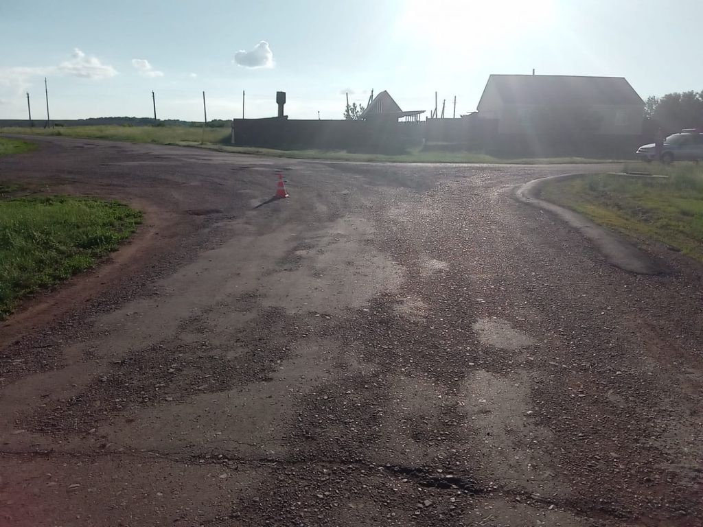 Перекресток, на котором из машины выпал пассажир. Фото: УМВД России по Оренбургской области