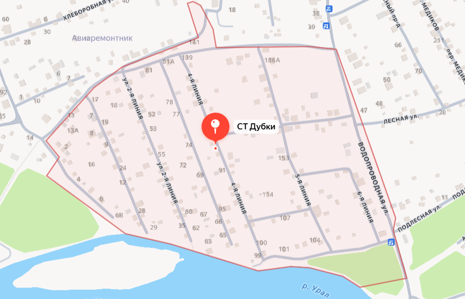 СНТ Дубки, фото: Яндекс.Карты