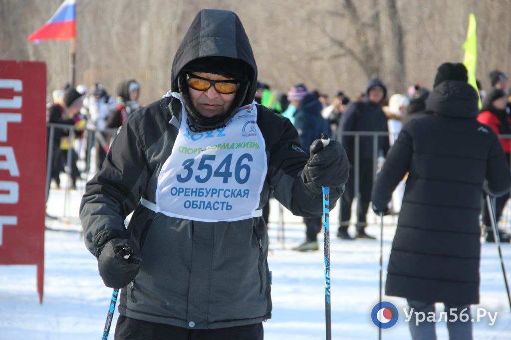 Участник соревнований «Лыжня России – 2024»
