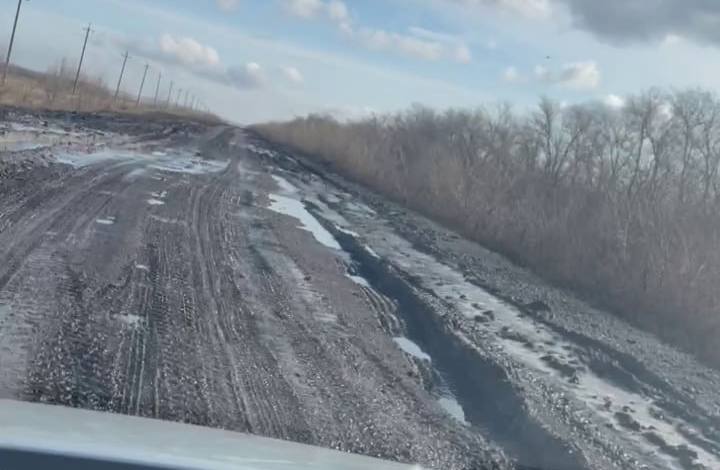Дорога между селами Нестеровка и Ключевка, фото: скрин видео