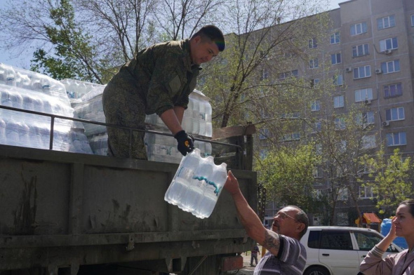 В Орске продолжается доставка гуманитарной помощи