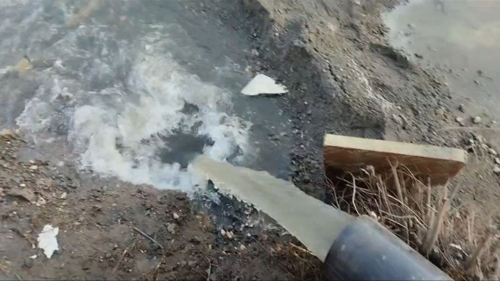 стоп кадр из видео, сделанного очевидцами