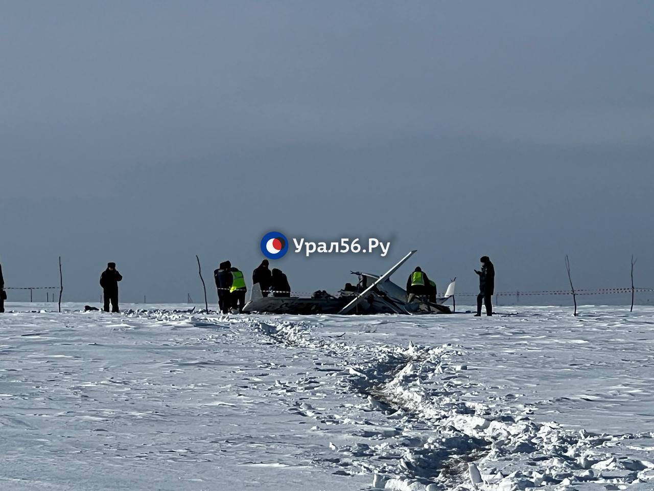 На месте крушения самолета 02.02.2026